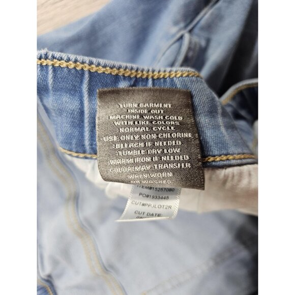 Torrid Jeans Womens 5R Light Blue Denim Jogger Elastic Waist Drawstring Plus - Picture 7 of 12